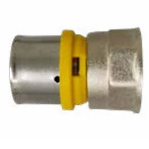 Conector Fêmea Prensar Gás 26X3/4" Multicamada Sferagas Kit com 2 unidades