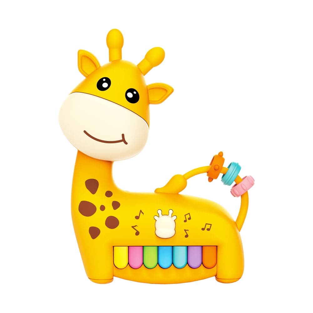 Brinquedo Bebê Girafa Musical Unissex Laranja - Pimpolho