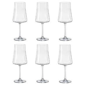 Jogo Com 12 Taças De Cristal Água 560 Ml Linha Xtra Bohemia