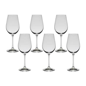 Taça De Cristal Bohemia 450 Ml Helena 6 Peças