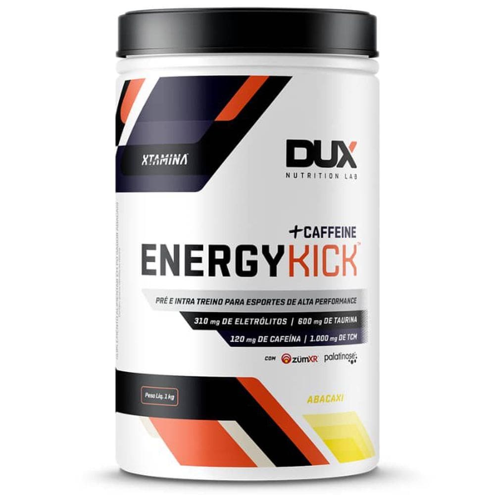 Energy Kick Caffeine Pré e Intra Treino (1000g) Dux Nutrition