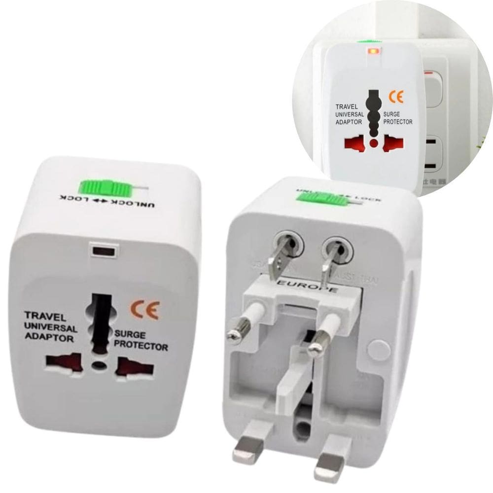 Plug De Tomada Universal Para Viagem Design Moderno