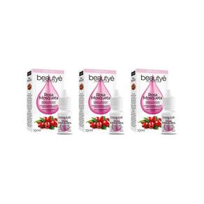 Oleo Beautye 10 Ml Rosa Mosqueta - Kit Com 3Un