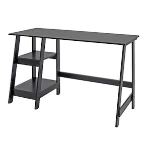 Mesa Escritório Escrivaninha Ditália MC-190 Preto Cozy