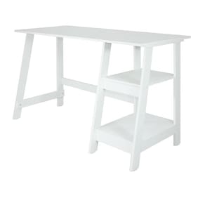 Mesa Escritório Escrivaninha Ditália MC-190 Branco Cozy