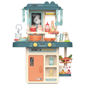 Cozinha Infantil Com Luz Som e Fumaça 42 Peças - Shiny Toys