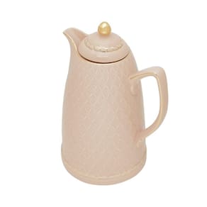 Garrafa Térmica De Porcelana 900Ml Renda Rosa - Wolff