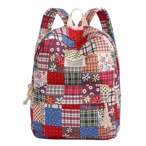 Mochila SANMU, leve, retrô, estilo étnico, veludo
