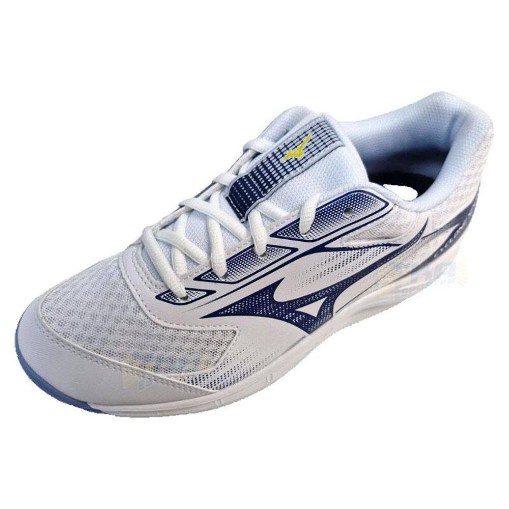 Tenis Cyclone Speed 5 Quadras bco/azl - Mizuno | Casas Bahia