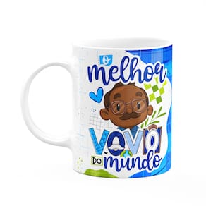 Caneca dos Avós Cartoon - O melhor vovô do mundo - M10