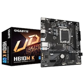 Placa Mãe LGA1700 Gigabyte H610M K, DDR4, PCIe 4.0 x16, Gigabit LAN