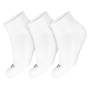 Meia Olympikus Cano Curto - Pack Com 3 Pares 33 Ao 38 - Branca