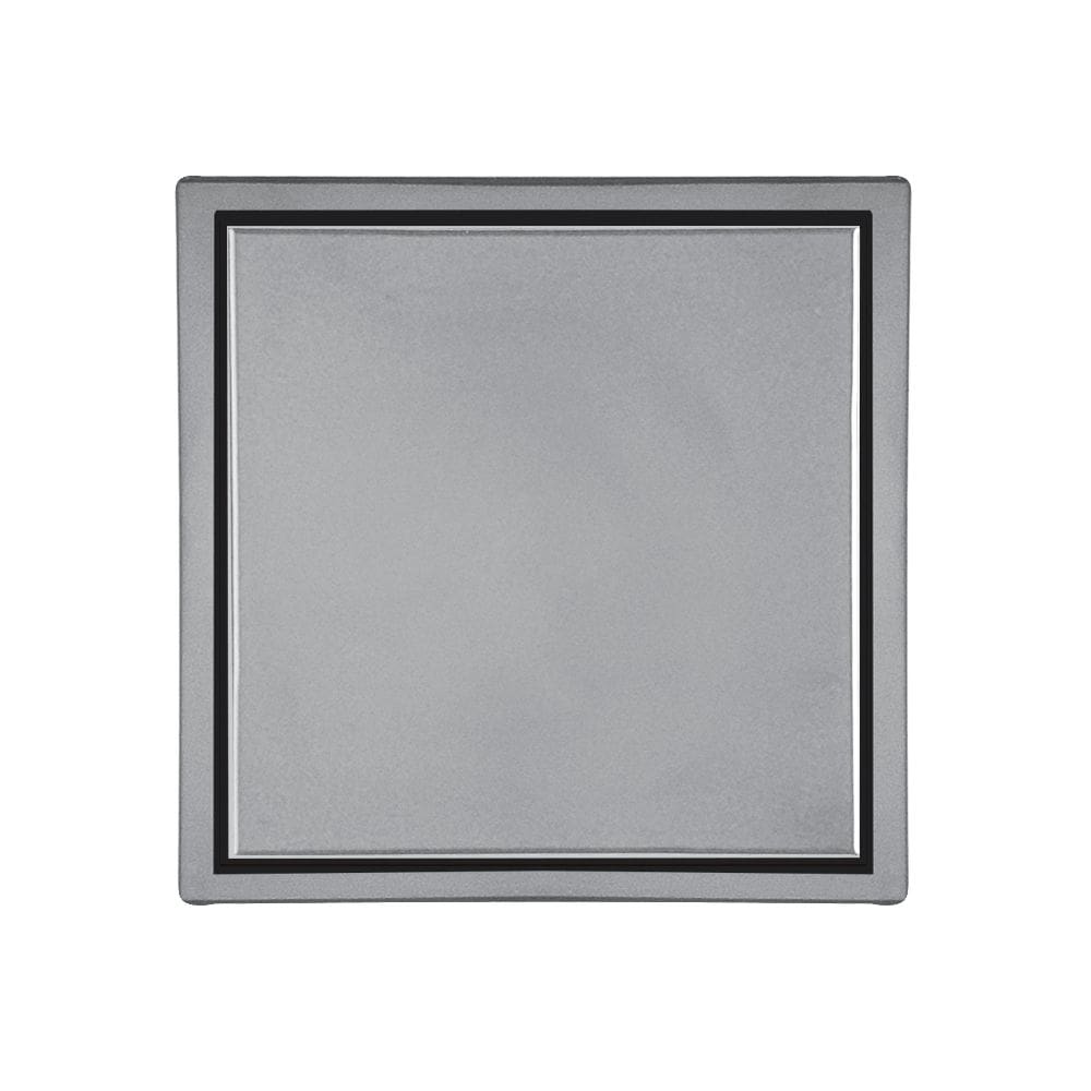 Ralo Quattro Vistta 10X10cm Inox Polido Mozaik Rvis1010