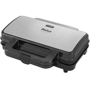 Sanduicheira E Grill Philco PGR02I Inox Antiaderente 900W110V