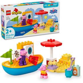 Lego Duplo Viagem de Barco Peppa Pig 10432 com 23pcs
