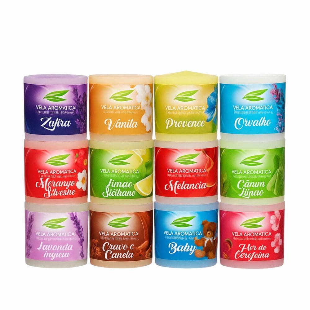 2 Velas Aromáticas 120g Cheirinho de Aconchego Silvestre Frutadas