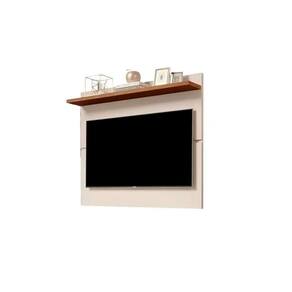 Painel Vivare 1.08 New Off White/Freijo - Giga Móveis