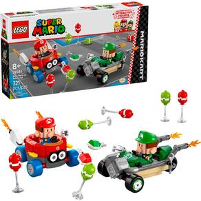 Lego Super Mario Kart Baby Mario vs Luigi 72034 com 321pcs