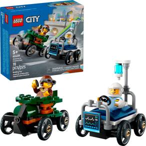 Lego City Avião vs Leito de Hospital 60459 com 70pcs