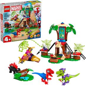 Lego Spidey Batalha de Raptors Gobby no QG 11200 com 143pcs