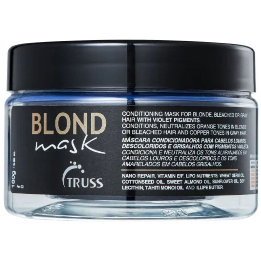 Máscara Blond Mask 180g Loiros Descoloridos e Grisalhos - Truss