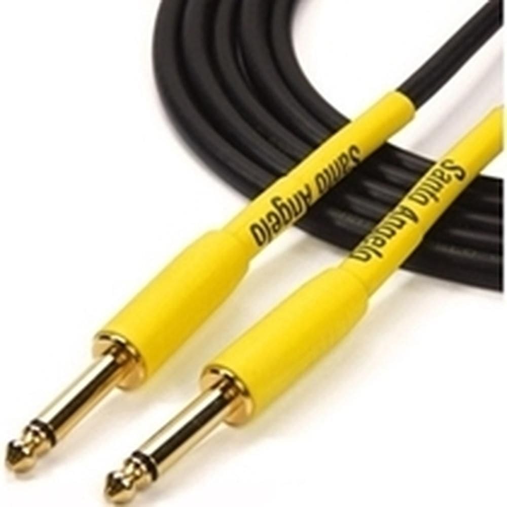 Cabo para Guitarra 0,75MM e Conectores P10XP10 Ouro SANTO ANGELO SHOGUN 15FT/ 4.57M