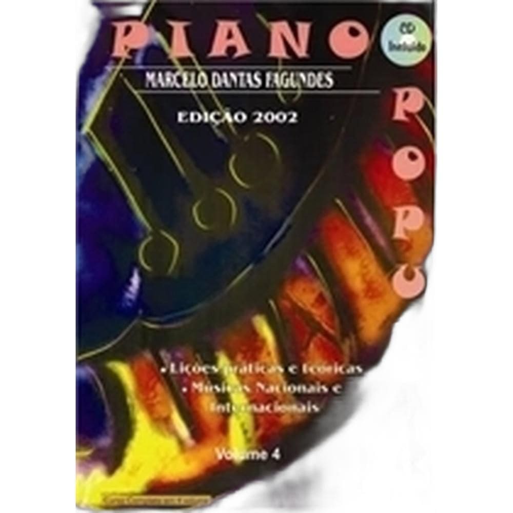 Piano Popular - Volume 4 - Marcelo Dantas Fagundes - Com CD