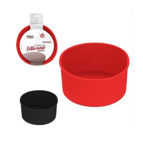Molde De Bolo De Silicone Em Forma Redonda Forma Redonda 600ml
