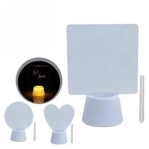 Porta Recados LED com Design Exclusivo Placa de Acrílico Iluminadas