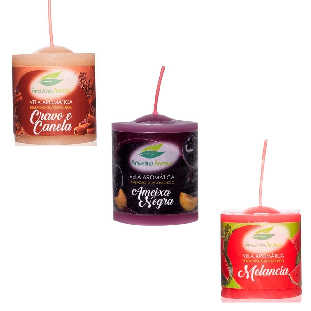 Kit 3 Velas Baby Rosa Delicado Decoração Encantadora