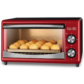 Forno Eletrico 10L Mondial 650W 6X1 com Timer Ellegance Red 220V
