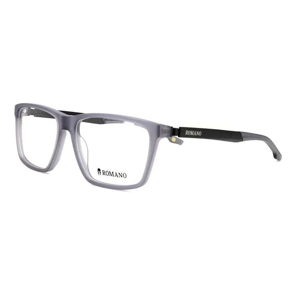 Óculos Armação Romano Ro1111 C3 Masculino Fosco Cinza