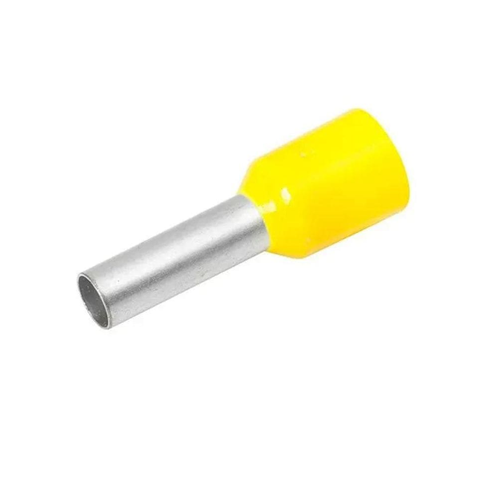 Terminal Ilhós Tubular 6,0Mm² 36A Amarelo 50 Peças Decorlux