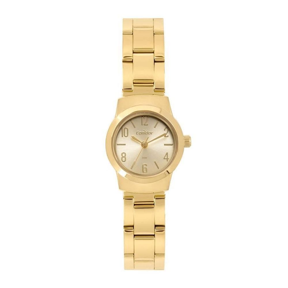 Relógio Condor Feminino Ref: Copc21Jar/4D Clássico Dourado