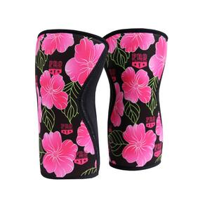 Joelheira Crossfit floral neoprene tamanho p