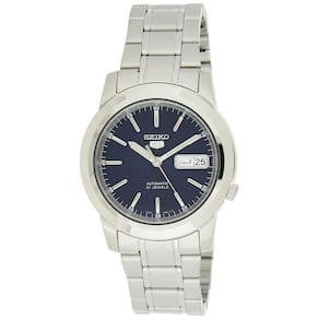 Relógio Seiko SNKE51K1S em aço inoxidável com mostrador azul analógico masculino