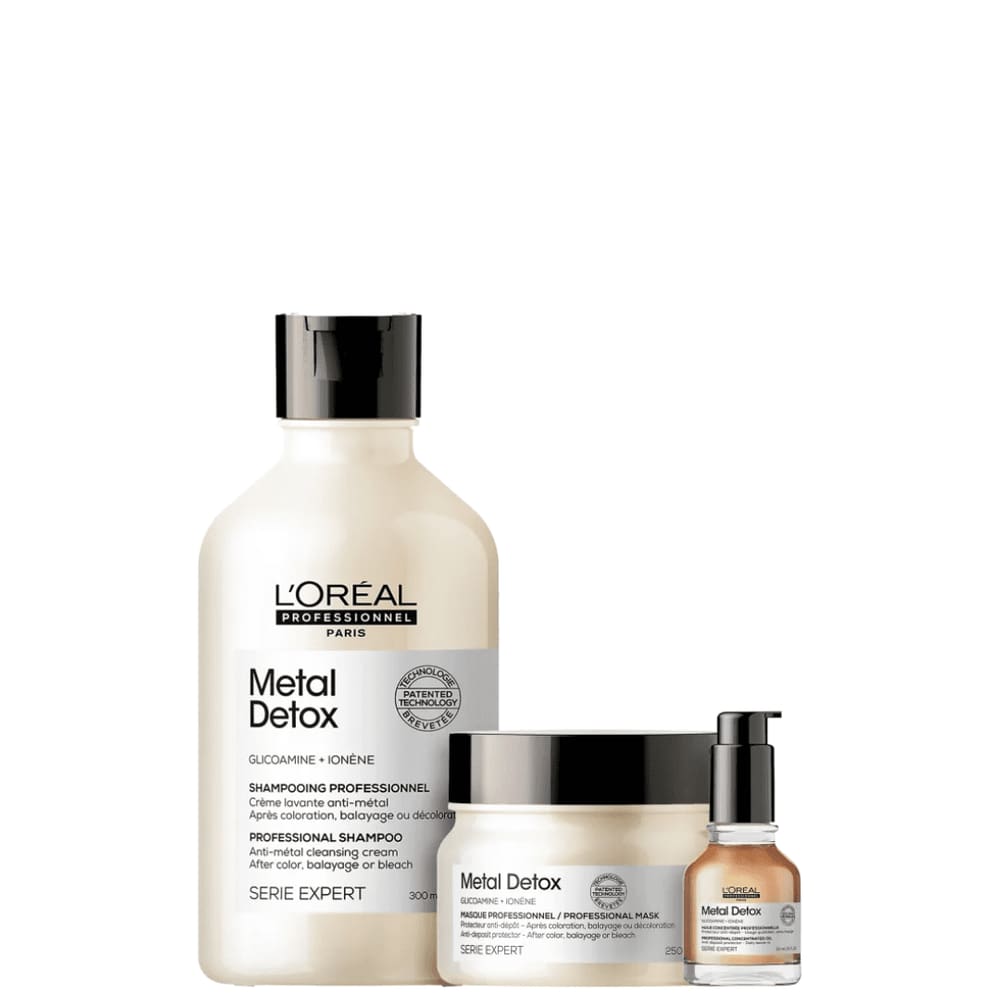 Kit L`Oréal Metal Detox Trio Treatment (3 Produtos)