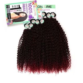 Rainha - 65cm Fashion Line Cabelo Cacheado Cachos Orgânico Cor:mt1b-bug
