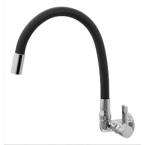 Torneira Gourmet C61 Flexível De Cozinha Preta 1-4 De Volta