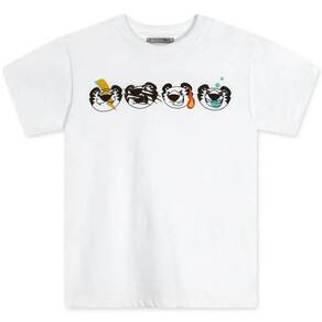 Camiseta Manga Curta Tigor T Tigre Elementos Infantil Branco