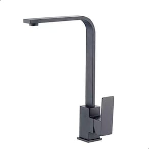 Torneira Preta 34cm P- Cuba Banheiro Lavabo Inox Misturador