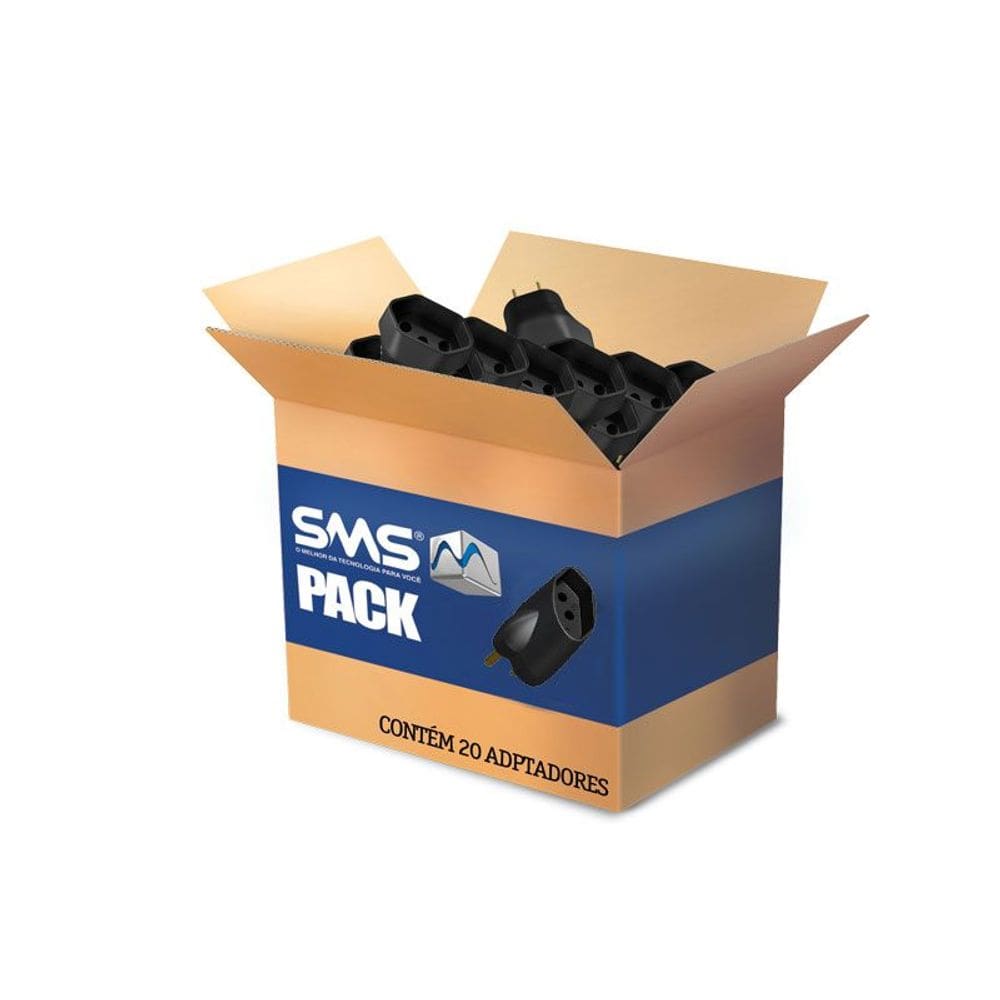 Adaptador de tomada sms 64122 do padrão novo para o antigo