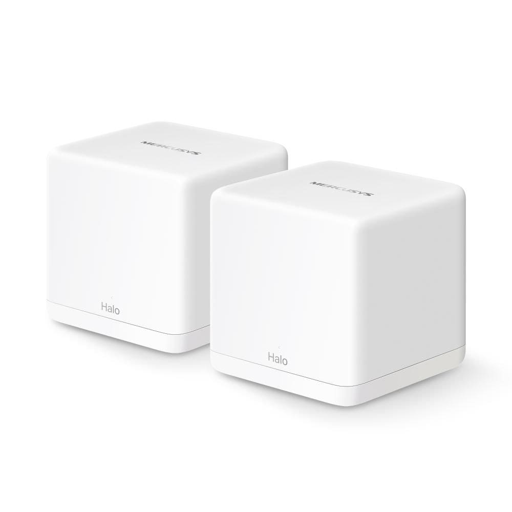 Roteador TP-Link Mesh Wi-Fi 6 Mercusys Halo H60X Gigabit Dual Band AX1500 2 Unidades