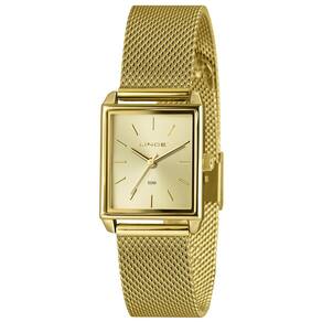 Relógio LINCE feminino analógico dourado LQG4766L25 C1KX