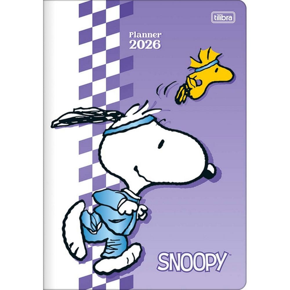 Agenda Planner Grampeada Snoopy 2026 Tilibra
