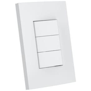 Conjunto Interruptor Triplo 4X2 Dubai Ed5408-Ep