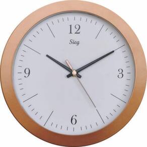Relógio de Parede Alumínio 27 cm Cobre Sieg