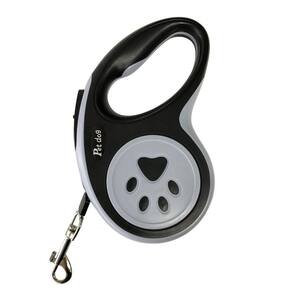 Guia Retrátil 3 Metros Com Botão De Controle Para Regulagem Pet Cachorro Passeio Linha Premium Cor:preto