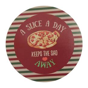 Jogo Americano Hauskraft Pizza em PVC 37,5cm 1 Peça