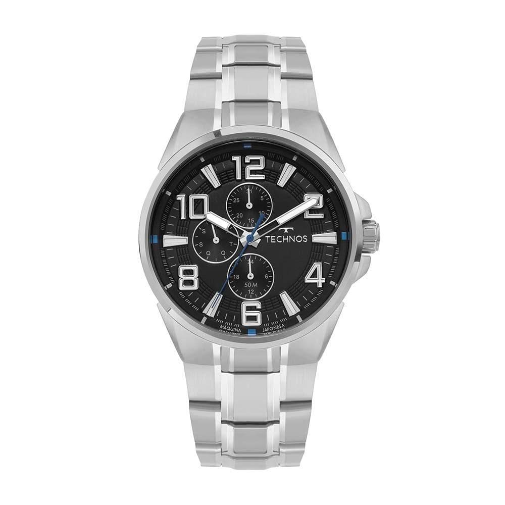 Relógio Technos Masculino Skymaster Prata - 6P27DUT/1P